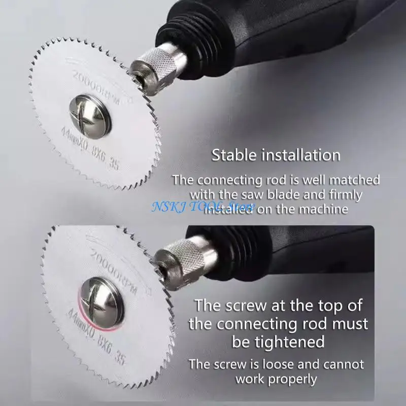 

L8RC 5Pcs High Speed Steel Circular Cutter Set 22/25/32/35/44mm Woodworking
