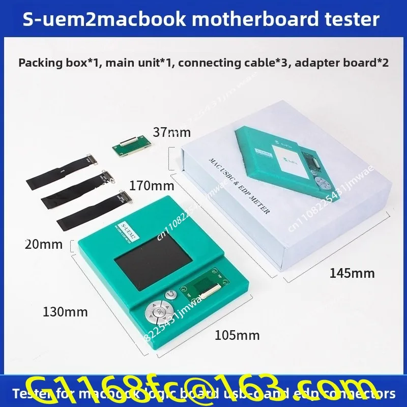 S-UEM2 MacBook Main Board USB-C EDP Interface, Tester