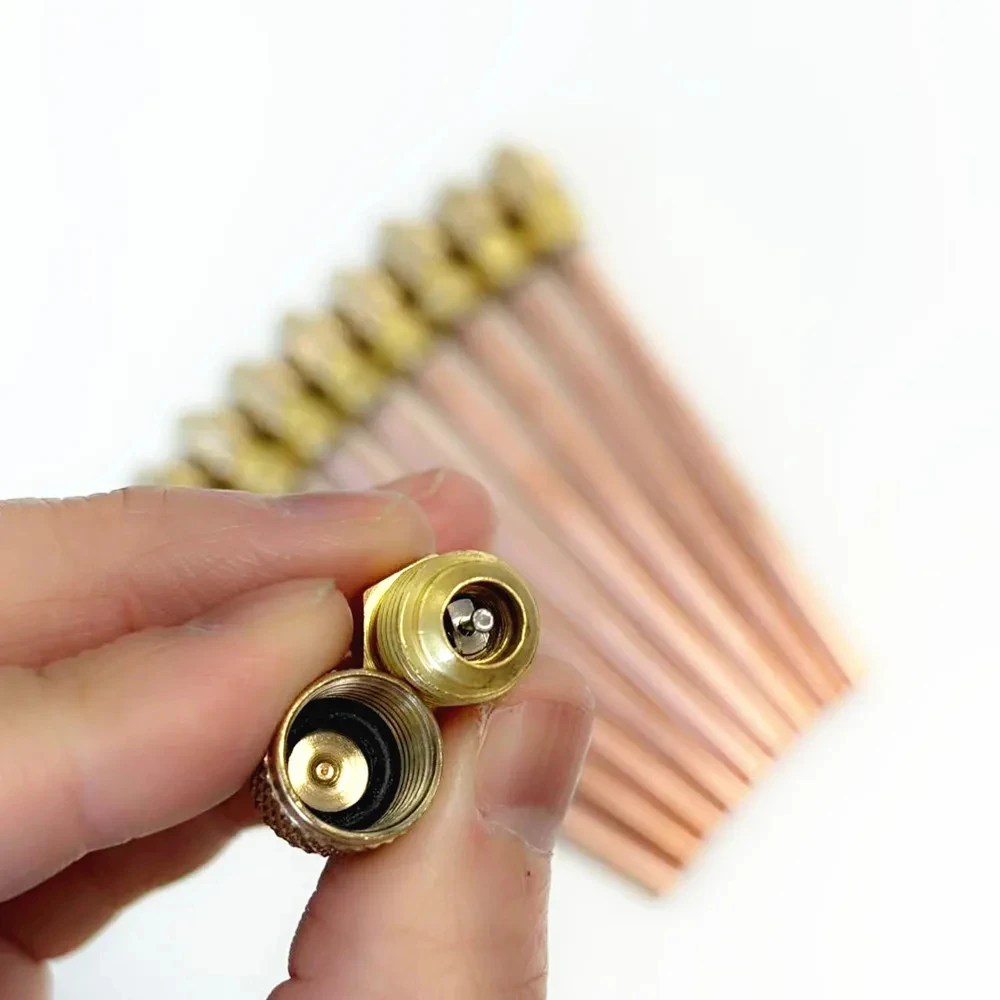 5PCS/Set Garden Air Conditioner Refrigeration Accessories Valves Copper Tube Filling Parts 3.4 Mpa Home DIY Power Tool image 5