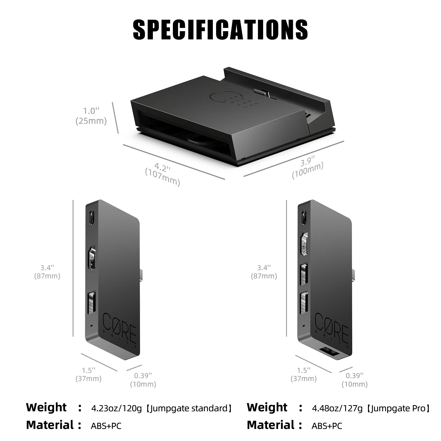 Savage Raven من Skull & Co. Jumpgate Dock USB C Hub محطة إرساء محمولة لنينتندو سويتش 2 وOLED