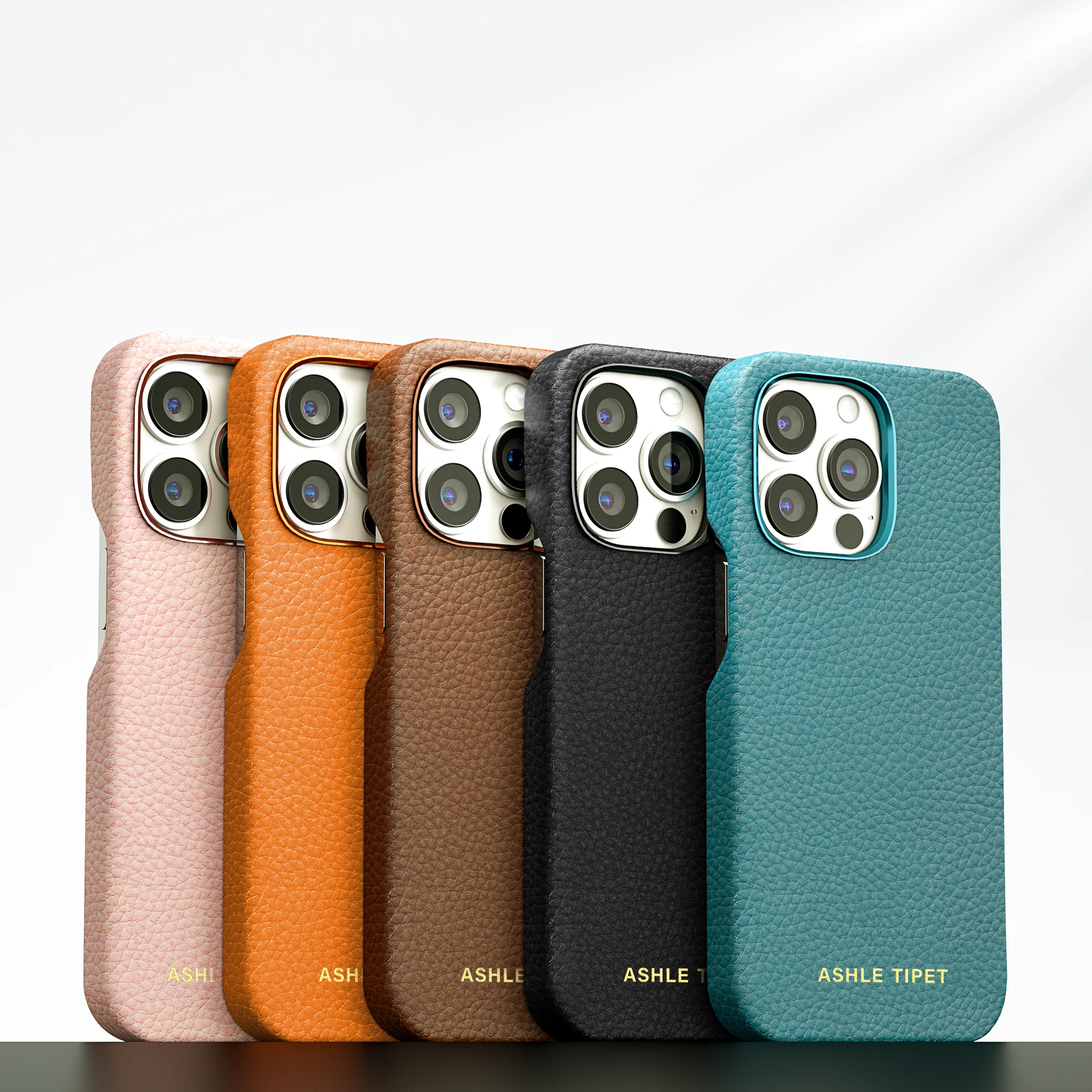 

for Magsafe Case for iPhone 13 Pro Max 13 Mini 13Pro Natural Cowhide Lychee Leather Magnetic Luxury Metal Frame Phone Back Cover