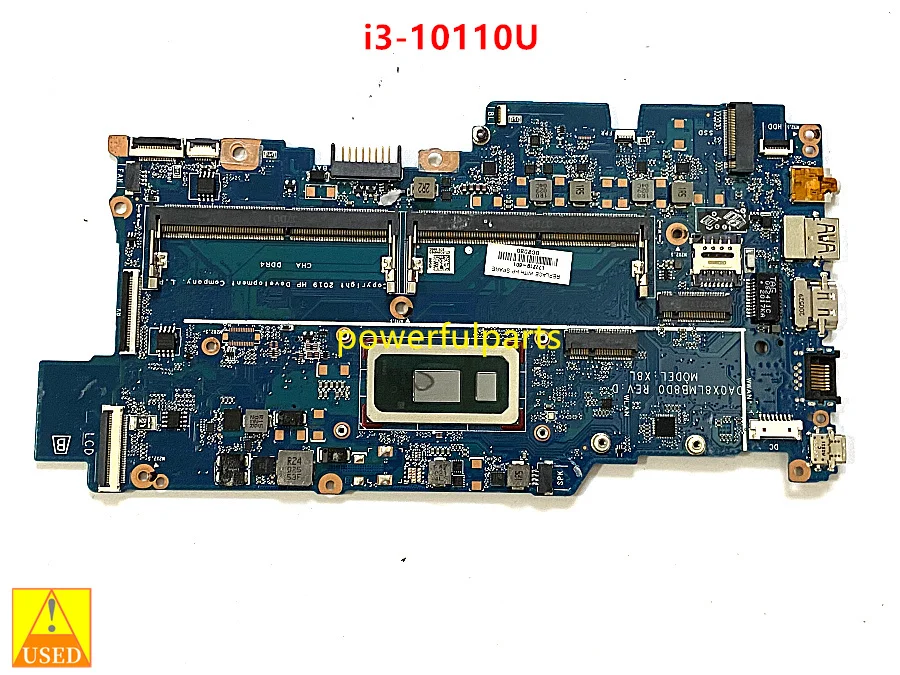 

DA0X8LMB8D0 Motherboard For HP ProBook 430 G7 Laptop Mainboard With i3-10110u Cpu L77219-601 Working Ok