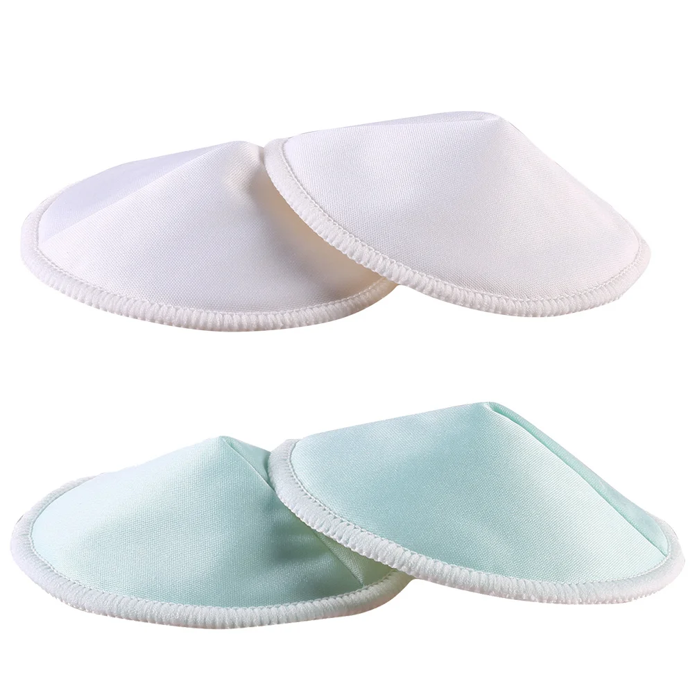 14 قطعة منصات الرضاعة الطبيعية المضادة للغسل 3 طبقات سماكة تنفس السلطانية على شكل حمالة صدر للرضاعة منصات #6