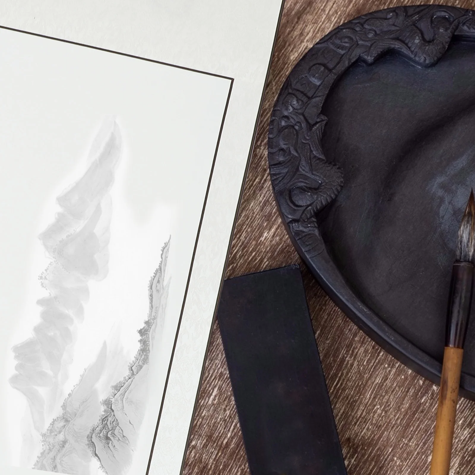 Chinese Calligraphy Scroll Rice Paper Decor Poster Frame Blank Hanging Decorate