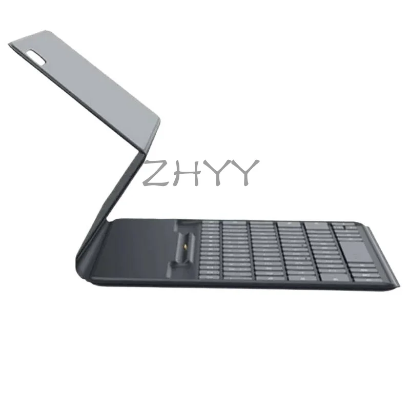 YY 95% Baru untuk M6 Matepad Tablet 10.8 Inci 2-In-1 Keyboard Kulit Magnetik Pintar Keyboard Portabel C-Schumann-Keyboard