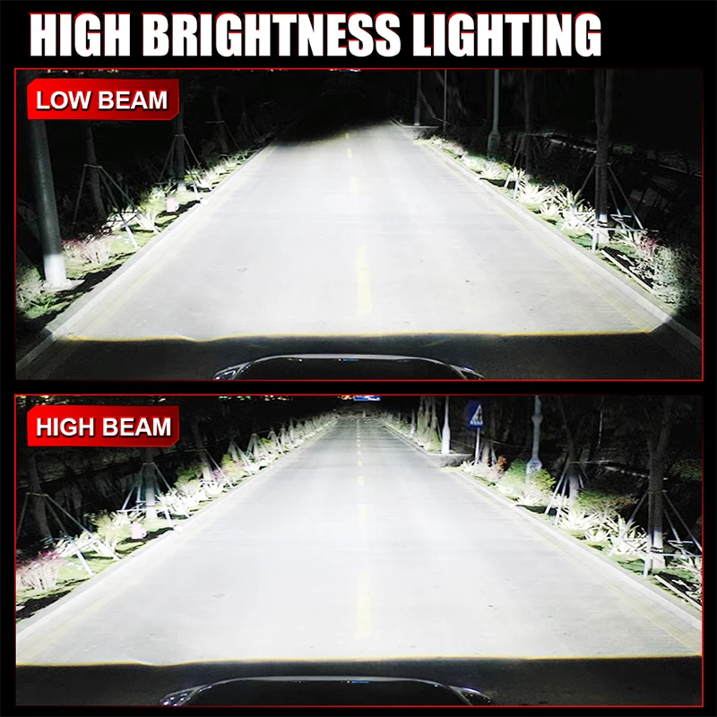 H7 LED Headlight Bulb Mini Wireless 1300W 6500K 4 Side CSP Chip For LED Car Headlamp Auto Diode 360 Turbo LED 12V Automobile