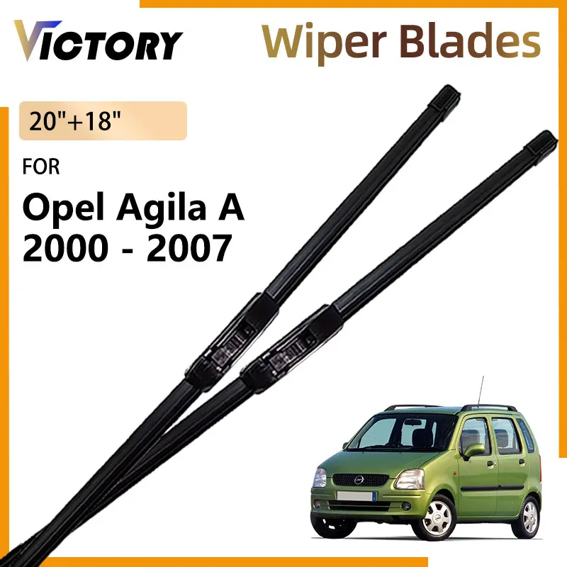 Front Wiper Blade For Opel Agila A 2000 - 2007 2004 2003 Suzuki Wagon R+ Solio Car Accessories Windshield Window Brushes 20