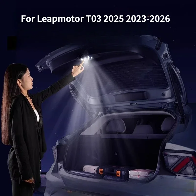 Rear Trunk Light Tailgate Modification Led Trunk Interior Light For Leapmotor T03 2025 2024 2023 2026 Car Interior Car Lights