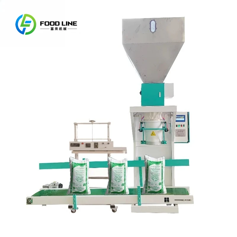 Customized Labor Saving Packaging Machine One Person Operated Multifunctional 10 50kg Corn Soybean Granule Plastic Material