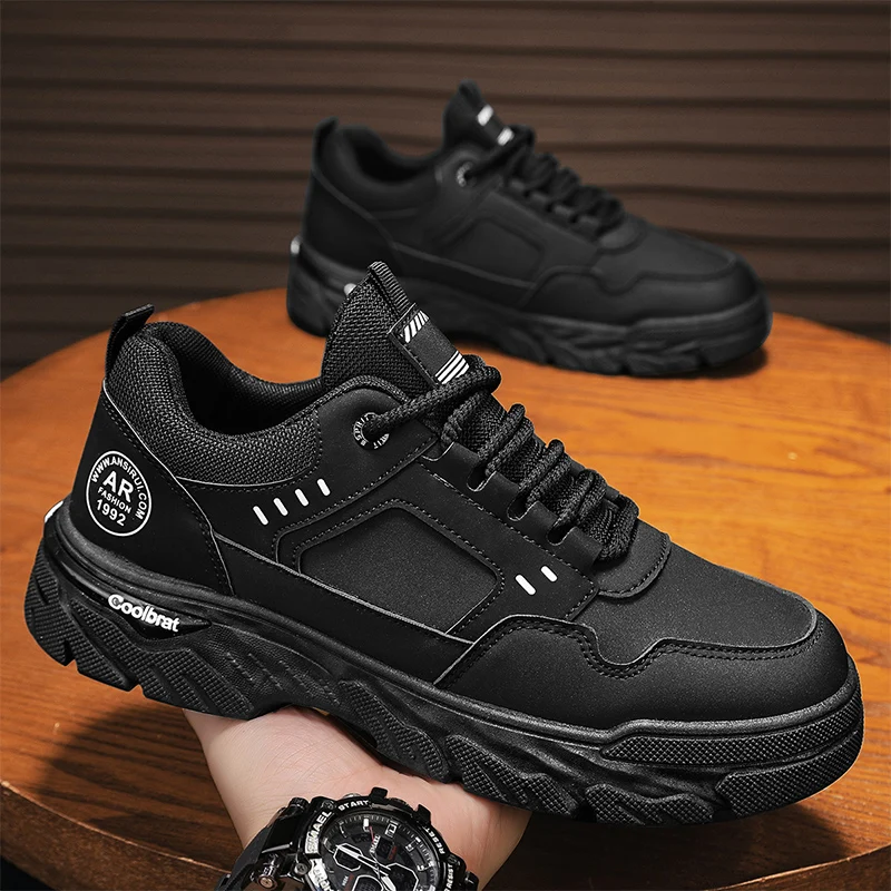 

Популярная универсальная рабочая одежда на четыре сезона, модная обувь, обувь для защиты труда, повседневная обувь на толстой подошве, осенние и зимние стили