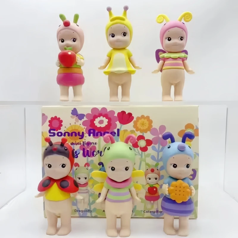 

Hot New Sonny Angel Mini Figure Bug World Series Blind Box Doll Toy Cute Anime Doll Vehicle-Mounted Desktop Ornament Toy Gifts