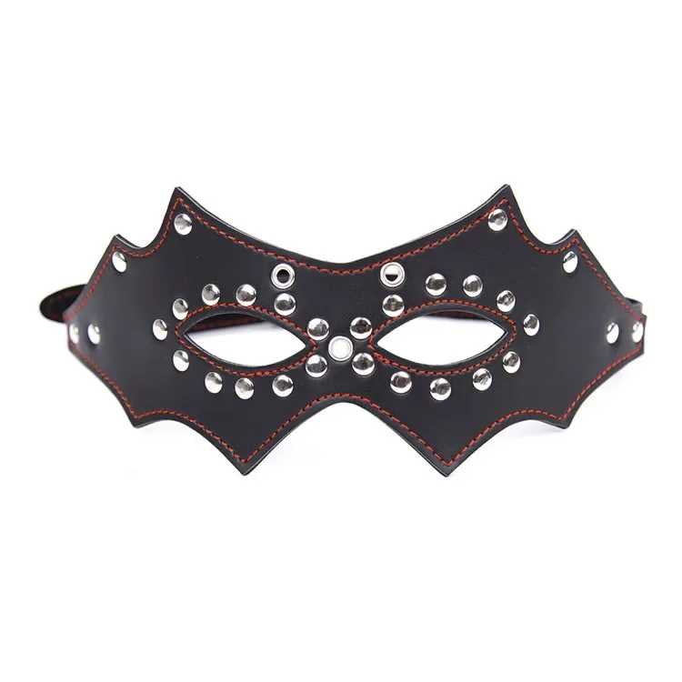 

Pu Leather Blindfold Sex Eye Mask Bondage Bdsm Masquerade Sleep Travle Blindfold Fetish Restraint Sex Toys For Women