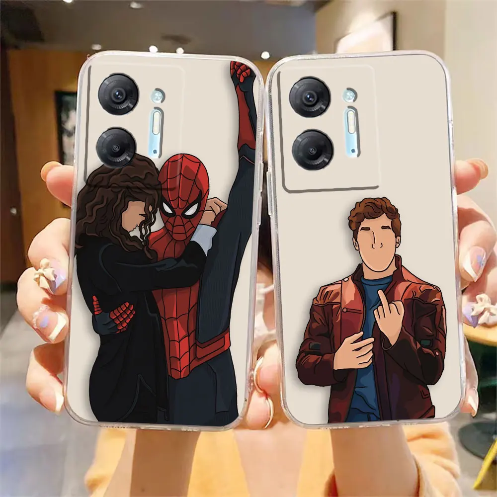 Clear Phone Case For Infinix HOT 9 10 11 12 12i 20 20s 30 30i POVA 3 4 PRO PLAY Case Funda Shell Marvel Avengers Heros Faceless