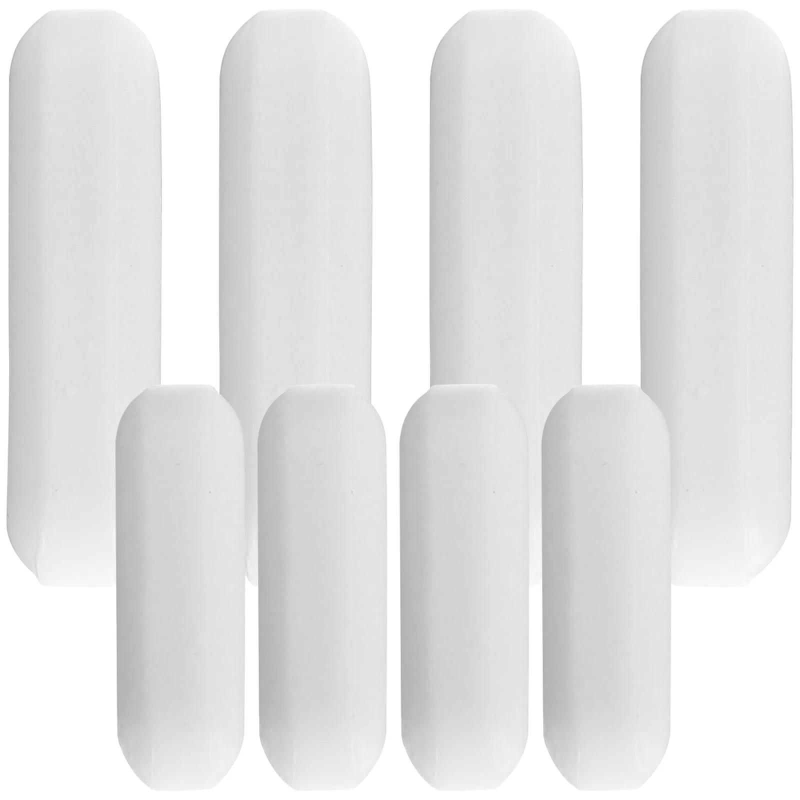 8pcs Olive shaped PTFE Magnetic Bars Lab Stirrer Rods for Magnetic Stirrer High Temp Weather Resistant Corrosive Chemical