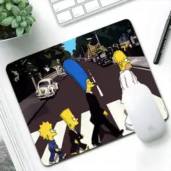 The Simpsons Small Gamer Desk Pad Gaming Mouse Pads Pc Gamer Mausepad Rug Gamers Accessories Varmilo Mice pad Keyboards Mat