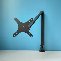 Aluminum Alloy Portable Monitor Holder Adjustable Desktop Riser Clamp Stand Vesa Adapter Fits 13 14 15.6 17.3 Inch Display