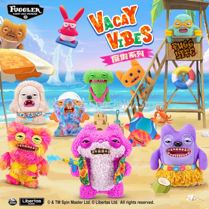 

Zuru Fuggler Забавный уродливый монстр Vacay Vibes Series Плюшевые игрушки Уродливый зубной монстр Коллекционные игрушки Детские праздничные подарки