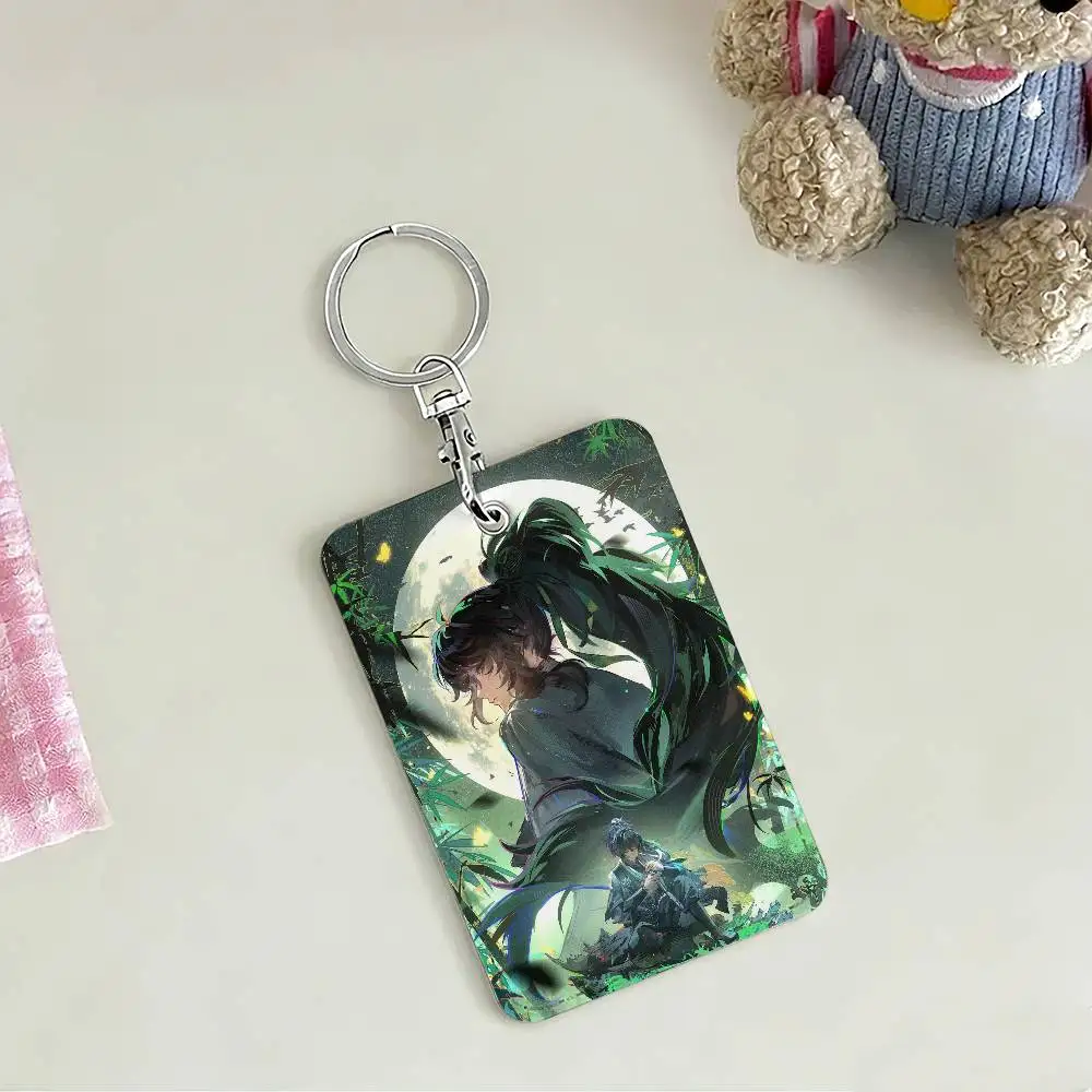 لعبة Wuthering Waves تشيو يوان حامل بطاقة المفاتيح حلقة رئيسية قفل الباب الوصول واقية للهدايا الأمنية