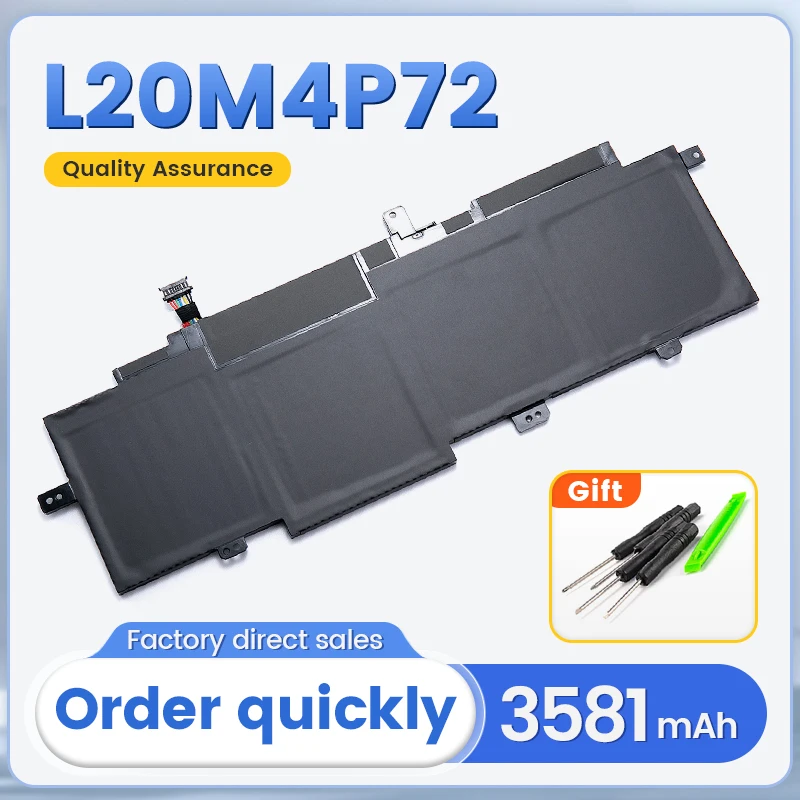 Somi L20C4P72 L20M4P72 Battery for Lenovo ThinkPad T14s Gen 2 Laptop Replacement Battery L20D4P72 L20L4P72 SB10W51914