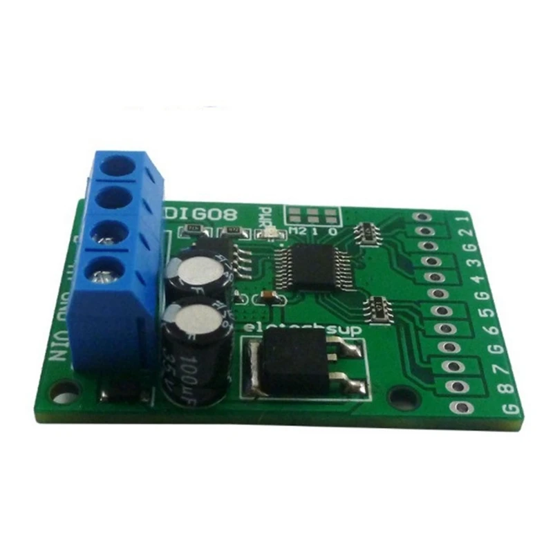 8Ch Input/Output Digital Switch TTL Lvttl CMOS RS485 IO Control Module Modbus Rtu Board For PLC Relay