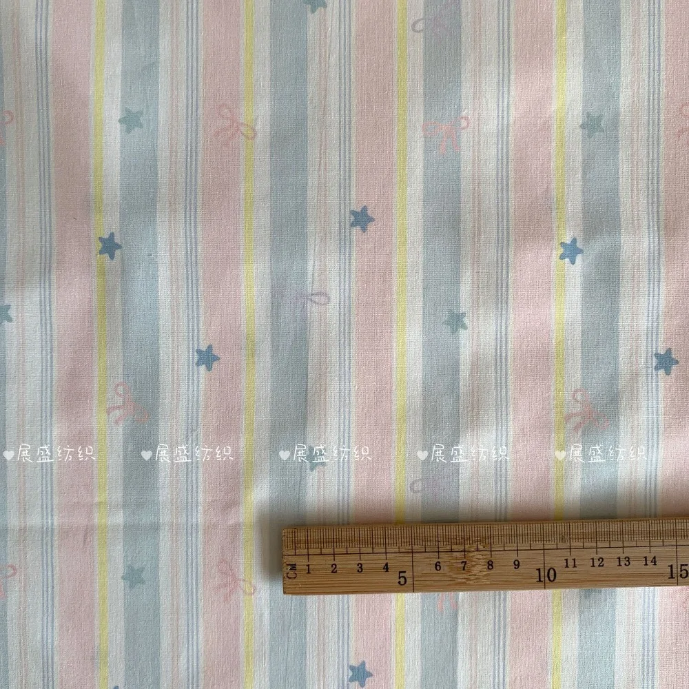 140x50cm 40S Baumwoll-Popeline Digitaldruckstoff Schleifenfrucht Niedlicher Stoff für Haargummis, Taschen, Kinderpyjamas, Nähstoff – Detail 7