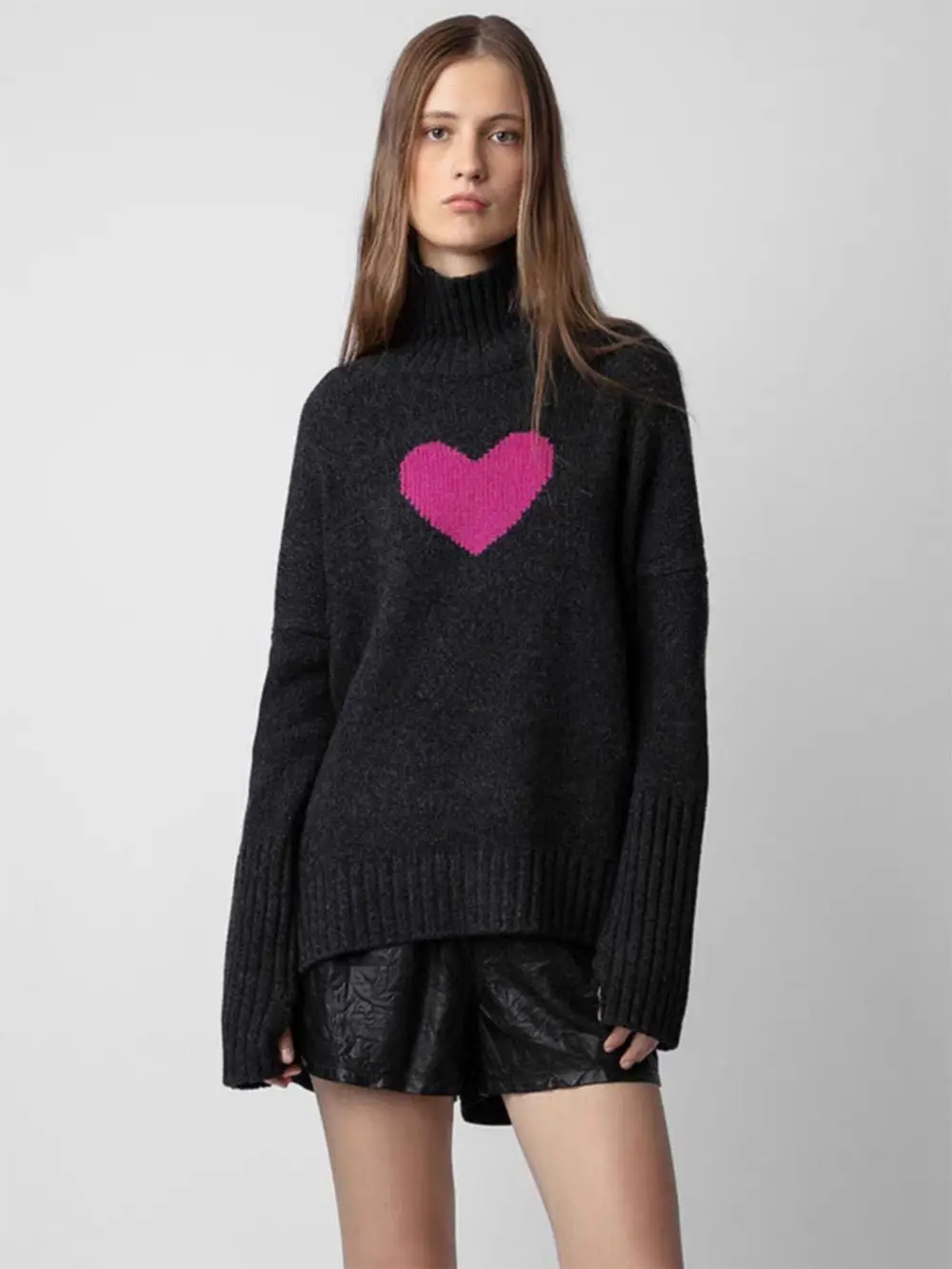 

Golf Apparel Sports Sweater Trendy Brand Comfortable Women's Knit Top Autumn/Winter Warm Half-High Neck
