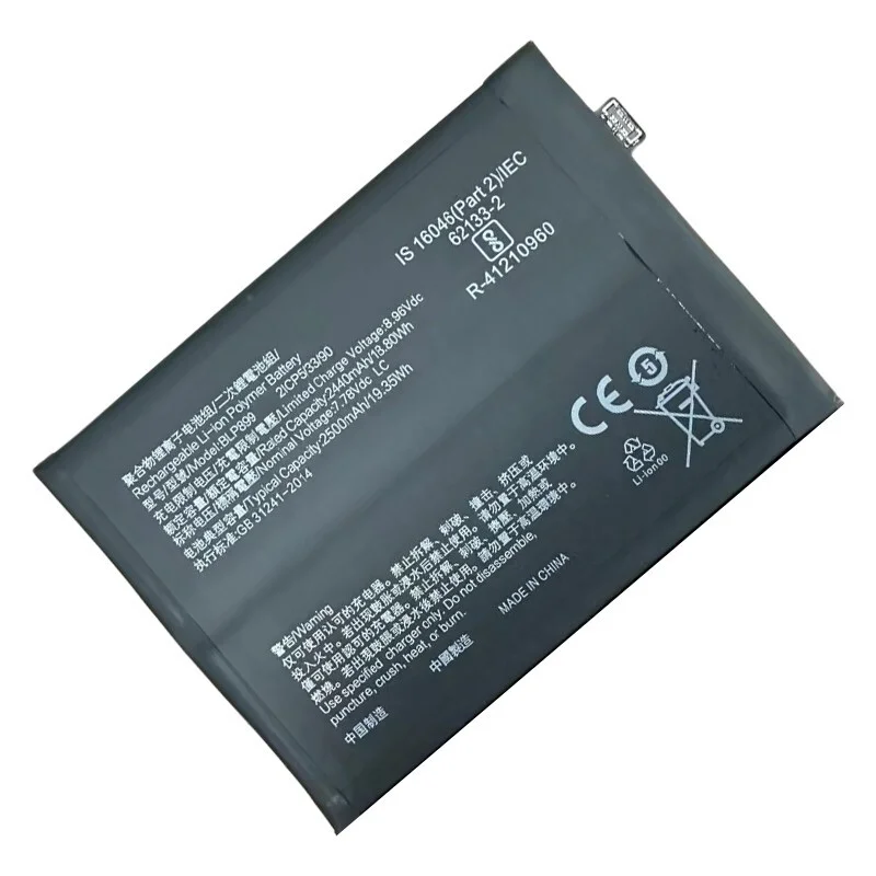 For OnePlus 10 Pro BLP899 2500mAh Battery Replacement
