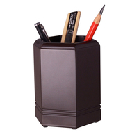 Wooden Pen Holder Storage Box Pencil Desktop Container Pencil Vase Wooden Sundries Organizer Storage Box Wood Crrafts