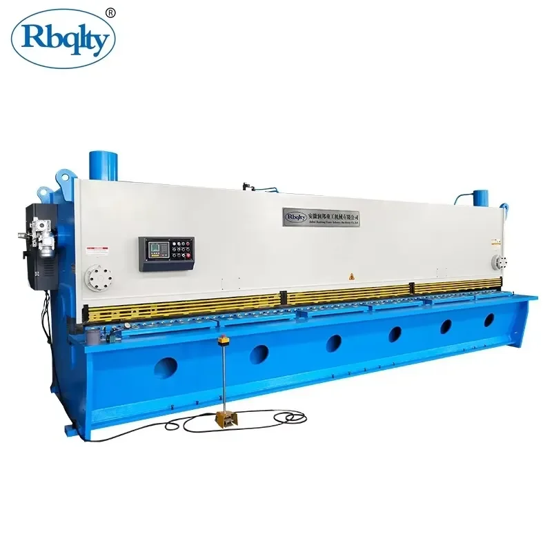 Recycling Machine 2026 Rbqlty E21S Fully Automatic High-Accuracy CNC Hydraulic Shearing Machine QC11K Guillotine Shear PLC