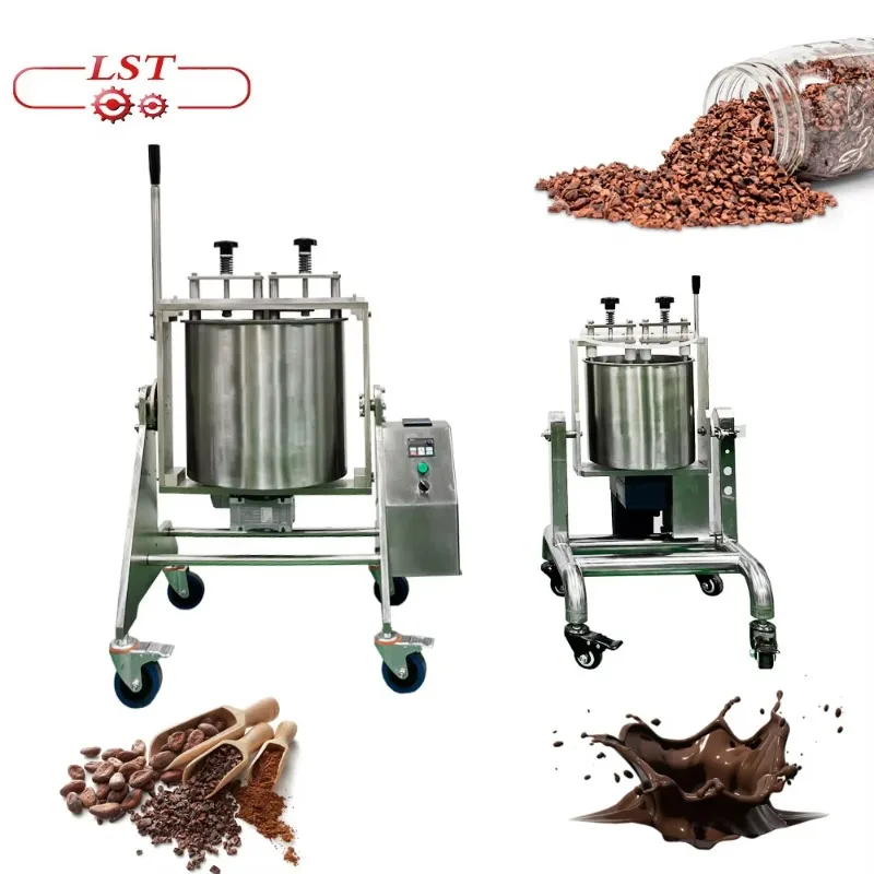 LST Factory Price Cocoa Bean Grinding Machine Small Chocolate Stone Grinder Melanger Chocolate Melanger