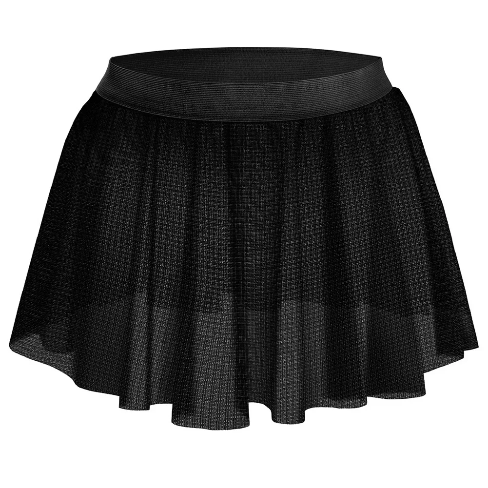 Sexy Men Sissy Pleated Mesh High Waisted Lingerie Skirt Clubwear Panties Underwear Underpants Briefs Loose Male Short Skirts