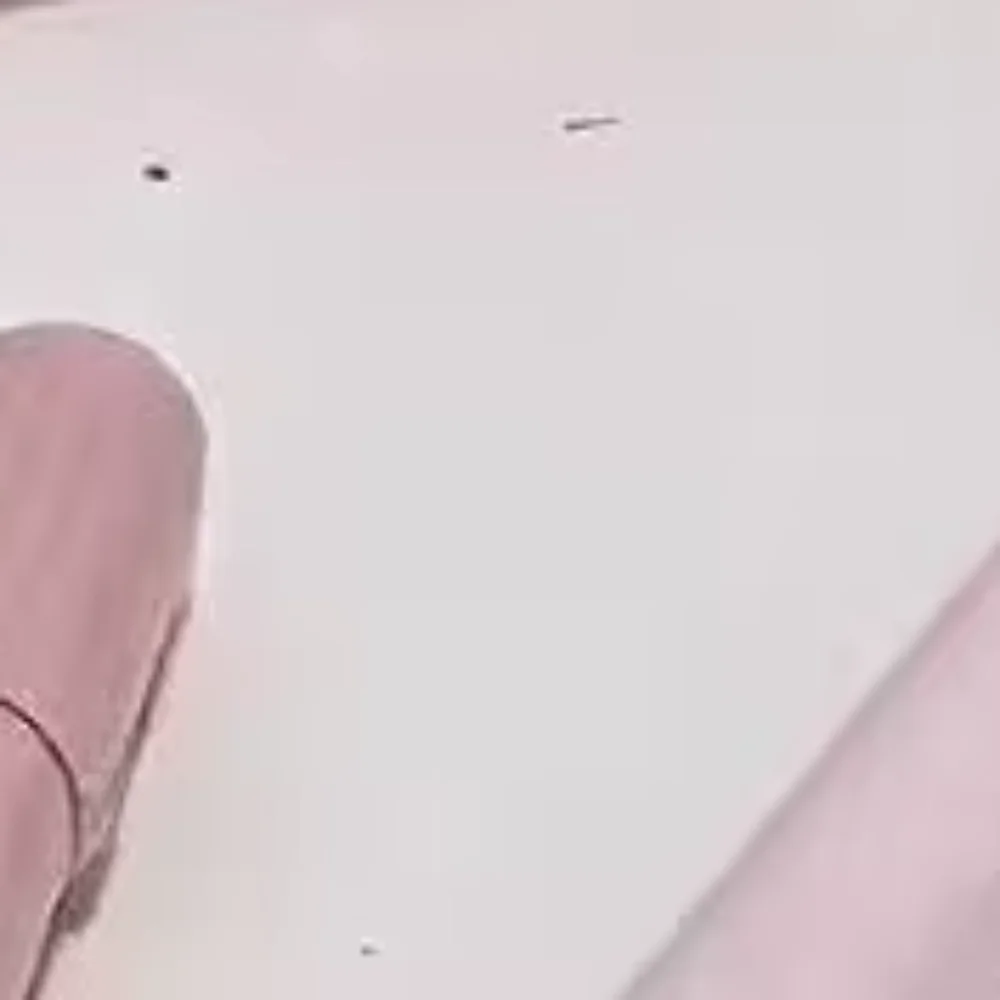 New Pink Pen Bag Star Rabbit Pattern Handheld Stationery Bag Large Capacity Zipper Design Stationery Storing Bag Students