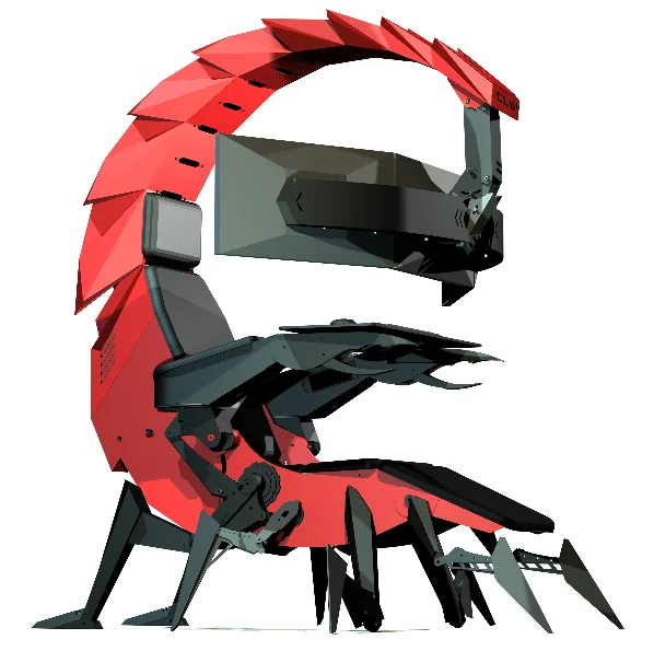 New Arrival Comfortable Racing Simulator Cockpit Support 3 Screens Computer Scorpion Chair Gaming CLUVENS PC Chair Cockpit