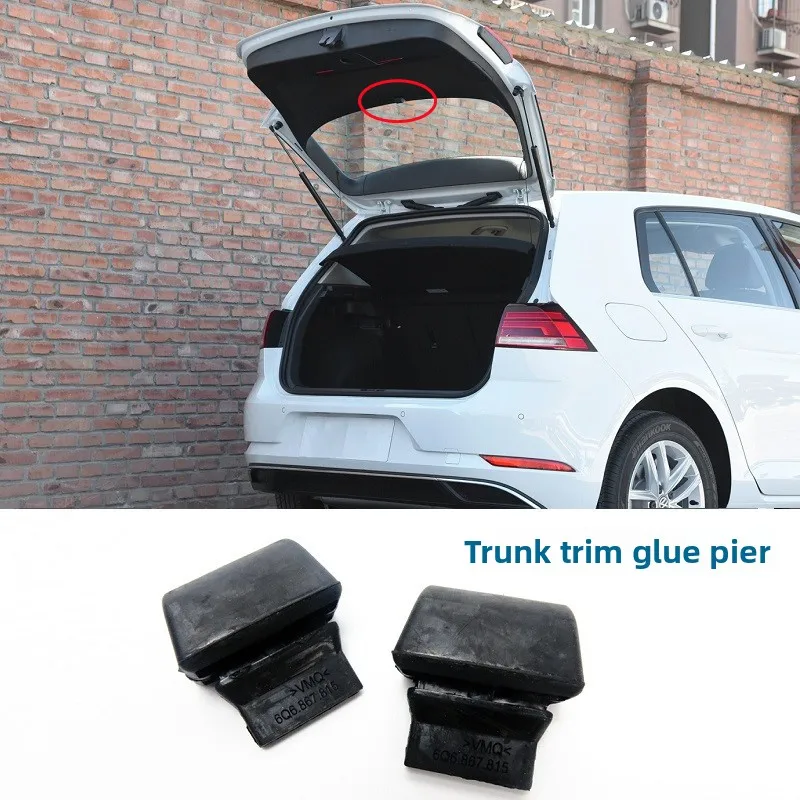For Volkswagen Gran Lavida T-Roc TAYRON Octavia beetle Tiguan BORA Golf6 7 Trunk buffer rubber blocks