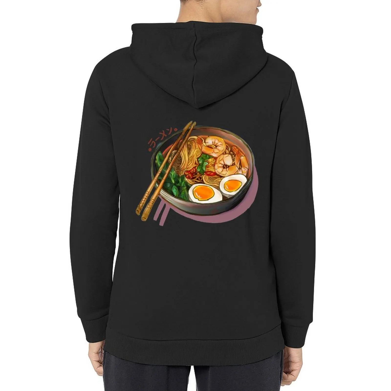 اليابانية رامين المعكرونة السلطانية هوديي الرجال مصمم الملابس الجرافيك تي شيرت الرجال الخريف منتجات جديدة الملابس الشتوية هوديي حجم كبير #1