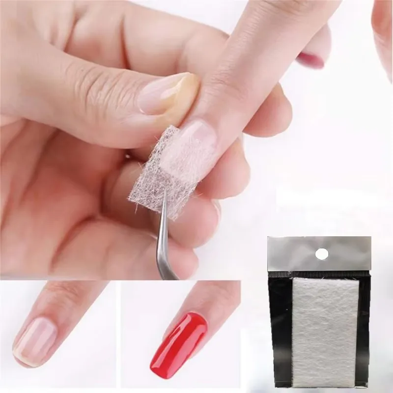 Nail Extension Fibers Fiberglass Nail Wrapping Non-Woven Fiber Gel Nail Care Tools Women DIY Nail Art Extension Accessories