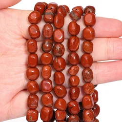 Natural Red Jasper Stone 8-10mm Irregular Geometric Beads Diy Loose Beads for Jewelry Making Handmade Bracelet Accessories