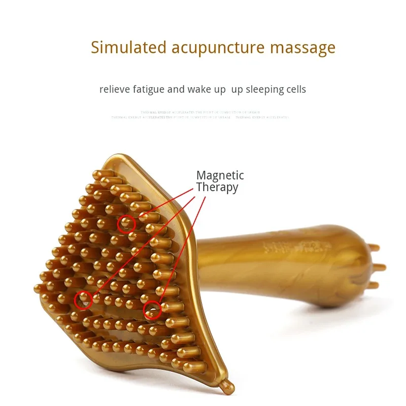 Escova de massagem triangular, ferramentas gua sha, meridiano, resina, para o pescoço, costas, perna, relaxamento, spa beleza