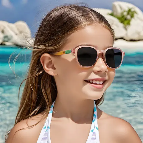 색상 접합 어린이 편광 선글라스 휴일 선 스크린 안경 패션 2025 어린이 야외 안경 Best5 색상 접합 어린이 편광 선글라스 휴일 선 스크린 안경 패션 2025 어린이 야외 안경 Best5