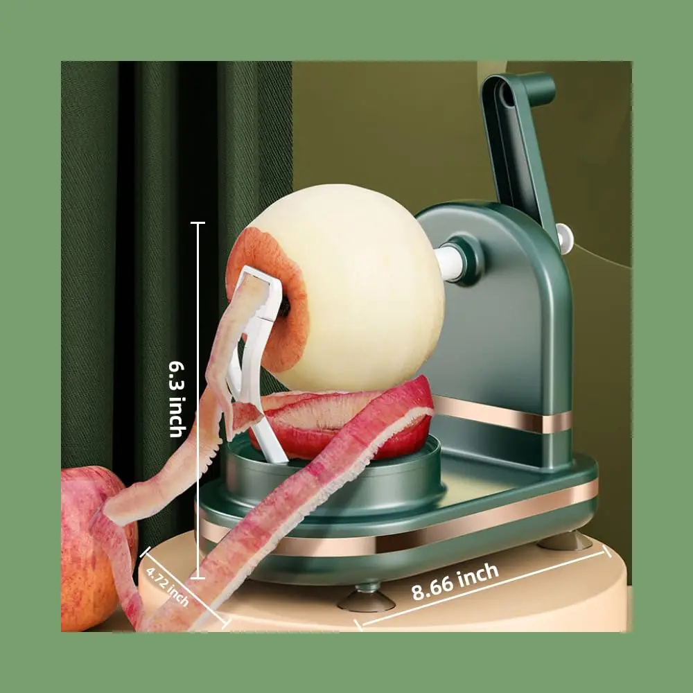قم بتحسين تقشير التفاح الأوتوماتيكي، أداة المطبخ الدوارة اليدوية، قطاعة التفاح ومقشرات الجوفية للمطبخ، والمستقرة والشركة #5