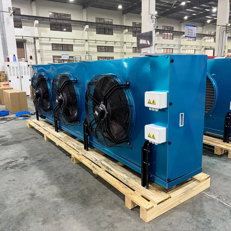 Supplier Industrial Evaporative Air Cooler Copper Tube Aluminum Fin Electric Defrost Cooling System