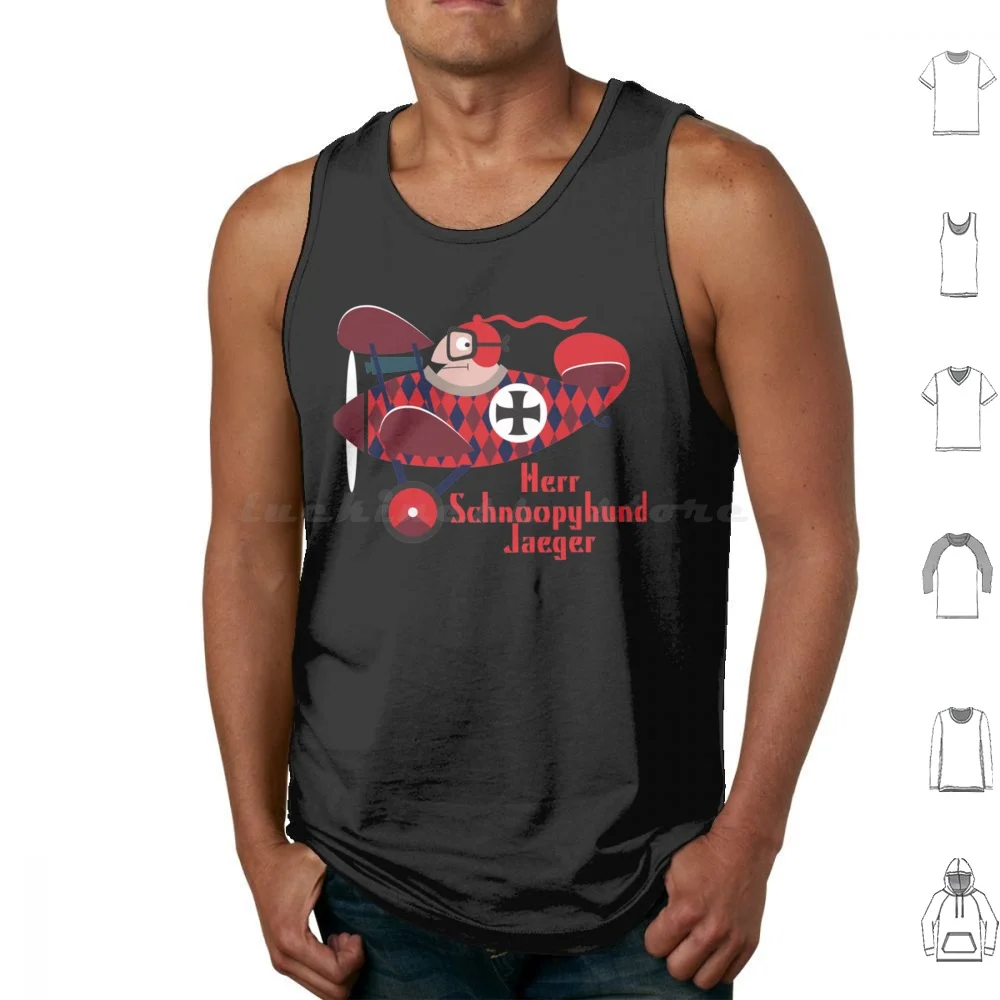 The Red Baron Tank Tops Print Cotton Gromit Wallace Funny Penguin Tv Shows Movie Animation Claymation Cartoon Cheese