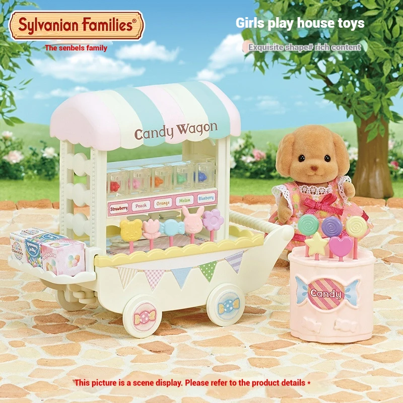 Autentico personaggio anime delle famiglie Sylvanian Simulazione Playhouse Toy Room Decorazione Giocattolo Regalo di Natale