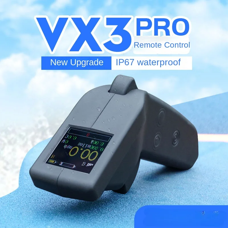 Upgrade vx3pro wasserdichte Fernbedienung ip67 drahtlose elektrische Tragflügel boot Surfbrett GPS Kreuzfahrt