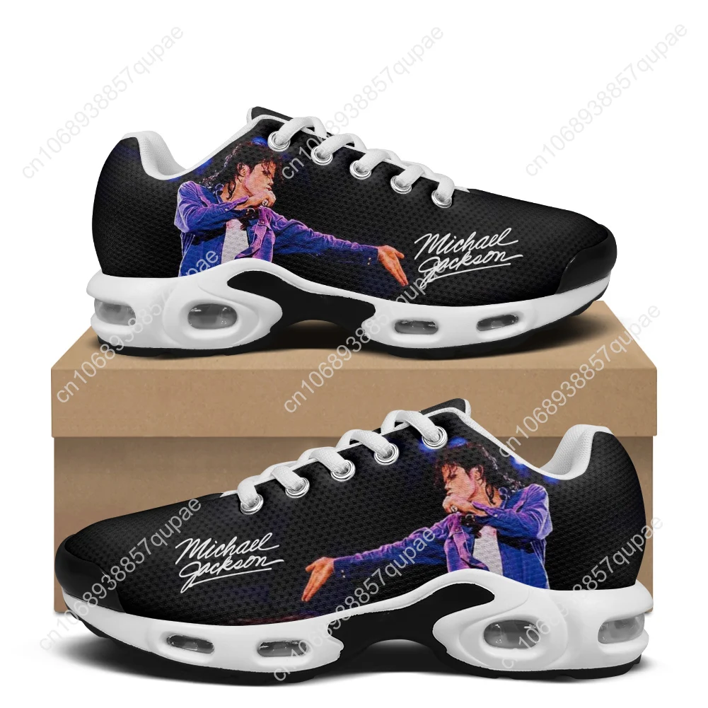 Michael Jackson Air Cushion Sneakers Pop Singer Dancer Mens Womens Lightweight Sports shoes High Quality Custom Mesh Sneaker