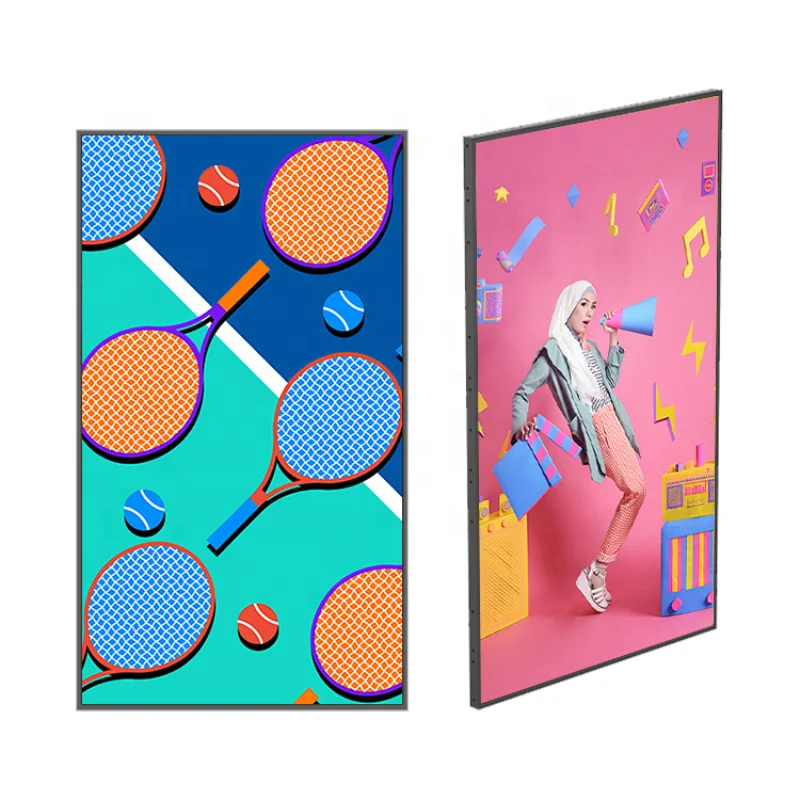 Professional manufacturing OEM OEM LCD advertising screen restaurant white black Cms cloud digital signage 32 43 55 65 inches