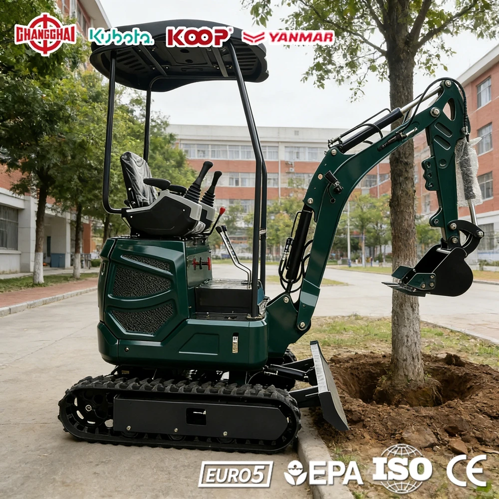 

Мини-экскаватор 0.8 тонны с двигателем Yanmar, строительный, 1.5 тонны, 2.5 тонны, многофункциональный, Европа, EPA Euro 5, CE, быстрая доставка