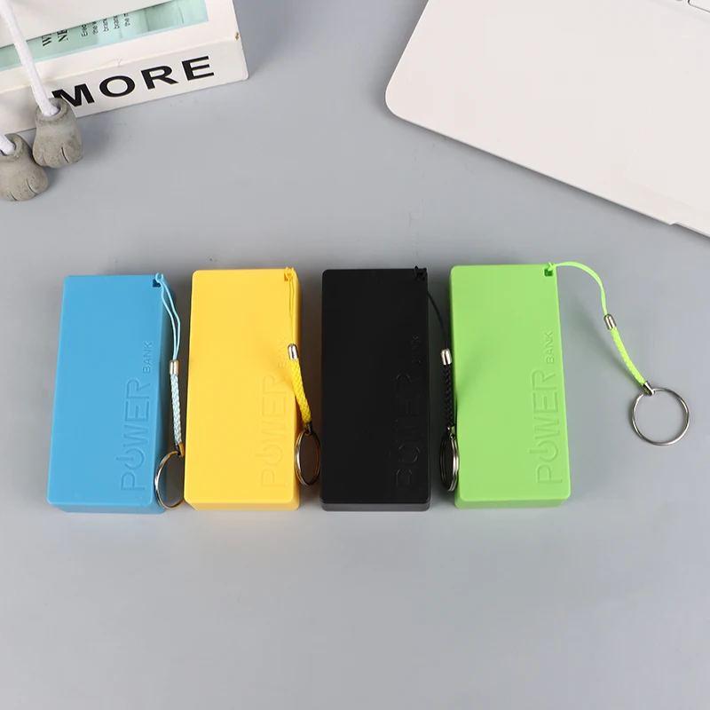 Mobile Power Bank Charger Battery Pack For Case DIY Box Protable Colorful Stroage Box