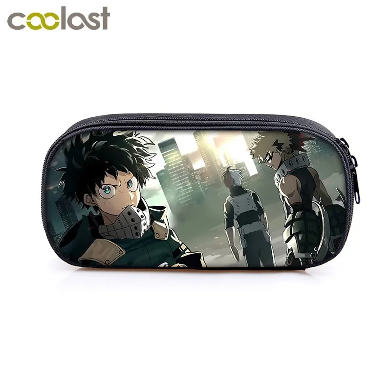 Anime My Hero Academia piórnik Izuku Midoriya Bakugou Katsuki piórnik z Boku No Hero Academia artykuły szkolne