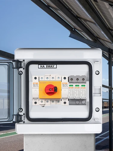 Imagen 2 del producto ETEK DC interruptor aislador Solar PV 1000V 32A 2P montaje en carril Din mango giratorio seccionador CE para EKD16-DB32 certificado Solar